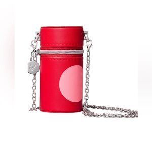 NWT Benefit Cosmetics Mini Lipstick Case Crossbody Bag Red